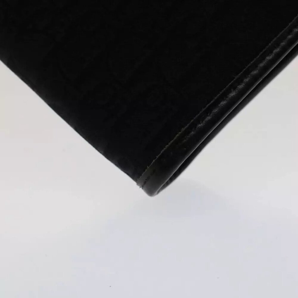 Christian Dior Trotter Canvas Chain Shoulder Bag Black - Picture 8 of 11